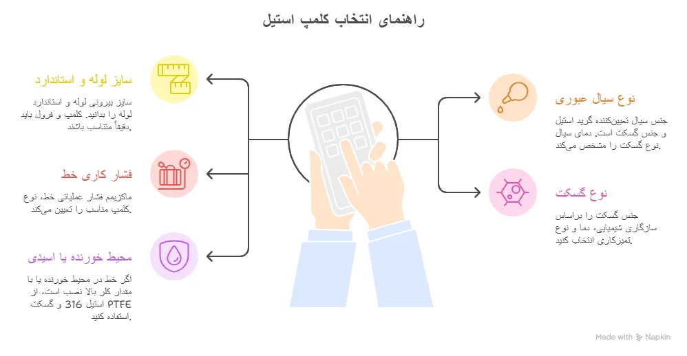 راهنمای خرید کلمپ استیل