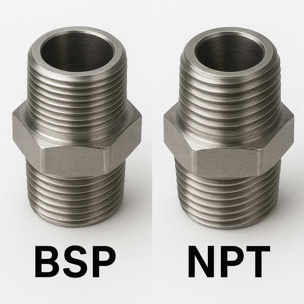 تفاوت npt و bsp