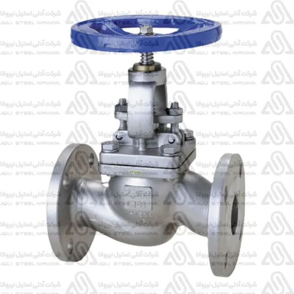 گلوب ولو فلنجدار استیل