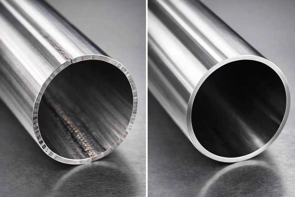 لوله استیل درزدار ومانیسمان