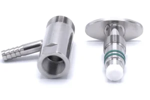 شیر نمونه گیری دنده ای استیل