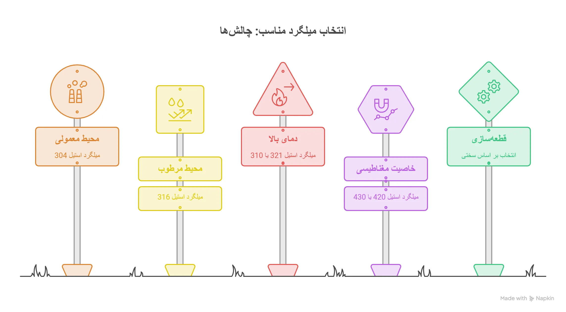 کاربرد میلگرد استیل